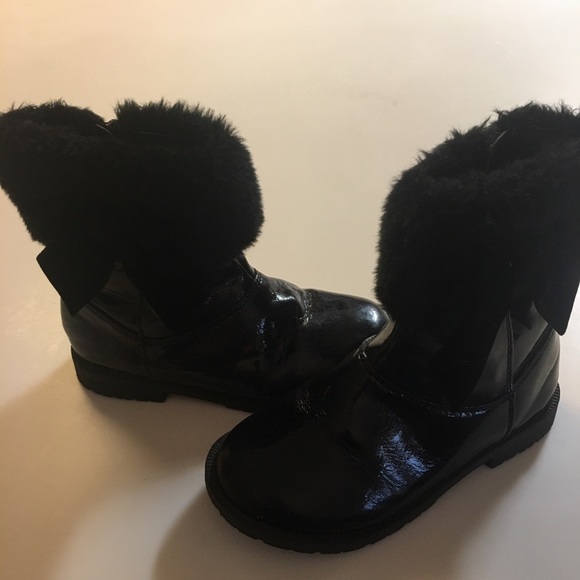 The Children's Place Other - 🦃Children’s Place🦃Size10 Black patent like boot
